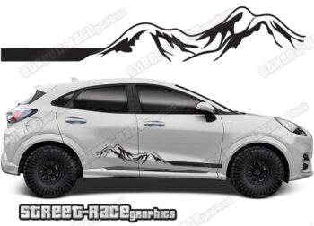Ford Puma 063 - mountain adventure racing stripes