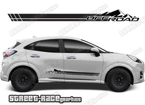 Ford Puma 064 - off road racing stripes