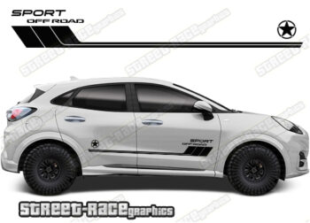 Ford Puma 065 - off road 4x4 racing stripes