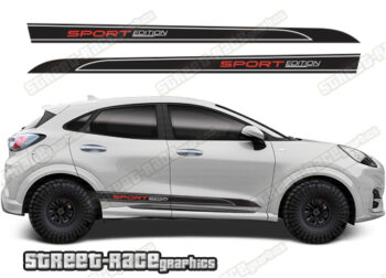 Ford Puma 067 - off road 4x4 decals