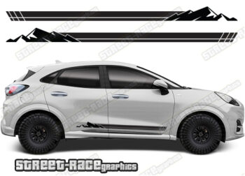 Ford Puma 069 - 4x4 racing stripes