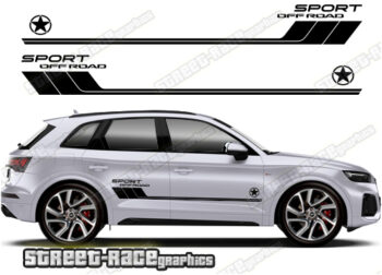 Audi Q5 037 racing stripes