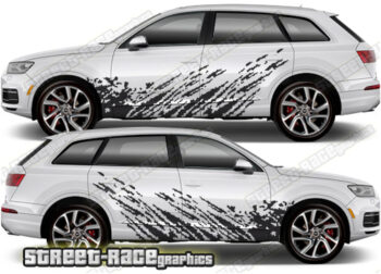 Audi Q7 002 - mud splatter graphics
