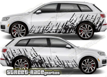 Audi Q7 003 - mud splatter graphics