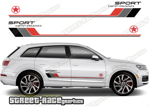 Audi Q7 034 - racing stripes
