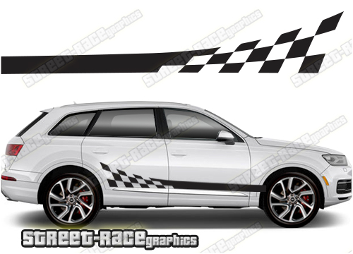 Audi Q7 040 racing stripes