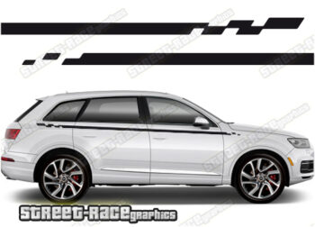 Audi Q7 041 racing stripes