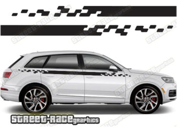 Audi Q7 043 racing stripes