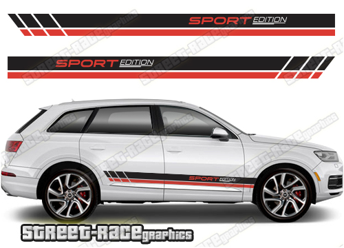 Audi Q7 050 - racing stripes