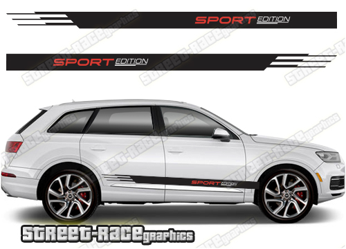 Audi Q7 055 - racing stripes