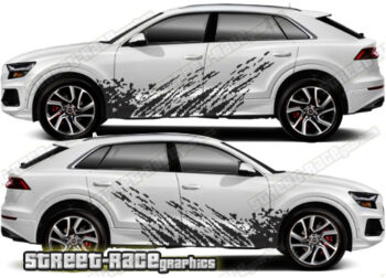 Audi Q8 002 - mud splatter graphics