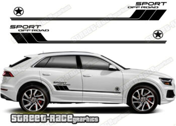 Audi Q8 037 racing stripes
