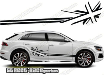 Audi Q7 039 racing stripes
