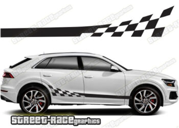 Audi Q8 040 racing stripes