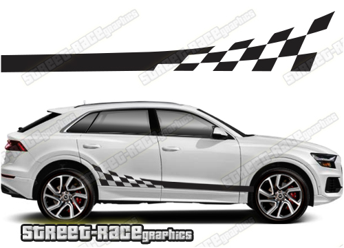 Audi Q8 040 racing stripes