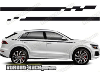 Audi Q8 041 racing stripes