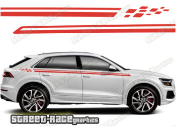 Audi Q8 042 racing stripes