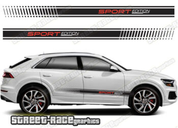 Audi Q8 051 - racing stripes