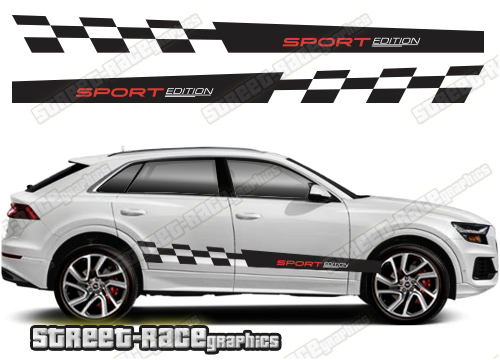 Audi Q8 052 - racing stripes