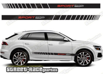 Audi Q8 053 - racing stripes