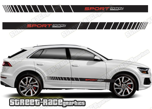 Audi Q8 053 - racing stripes