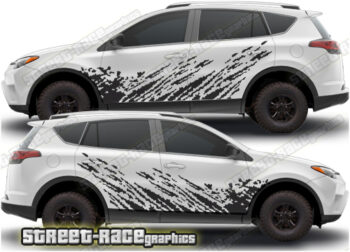 Toyota RAV4 002 - mud splatter graphics