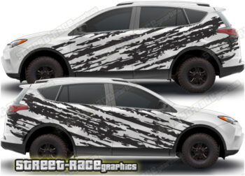 Toyota RAV4 008 - ripped graphics
