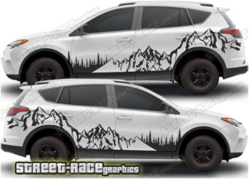 Toyota RAV4 018 - Mountain adventure overland graphics