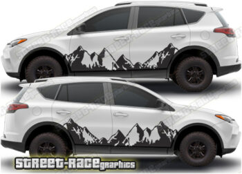 Toyota RAV4 019 - Mountain graphics