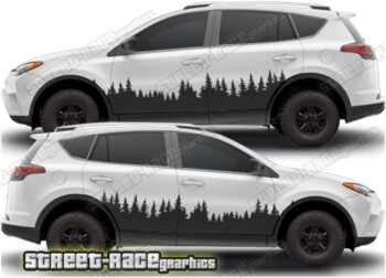 Toyota RAV4 023 - Forest overland graphics