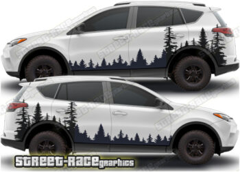 Toyota RAV4 024 - Forest overland graphics
