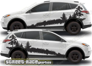 Toyota RAV4 026- Forest adventure graphics