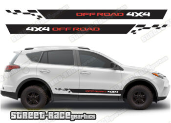 Toyota RAV4 050 - 4X4 off road racing stripes