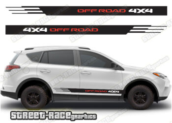 Toyota RAV4 051 - 4X4 off road racing stripes