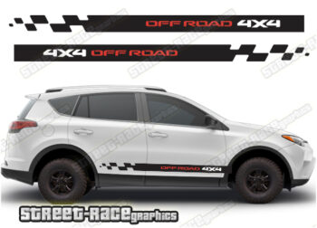 Toyota RAV4 052 - 4X4 off road racing stripes