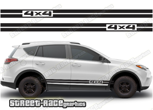 Toyota RAV4 059 - 4x4 racing stripes