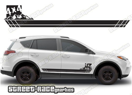 Toyota RAV4 060 - 4x4 racing stripes