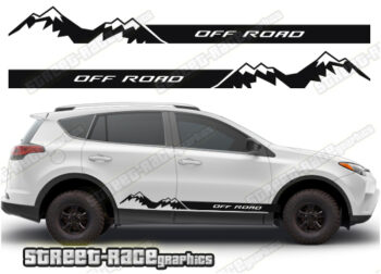 Toyota RAV4 061 - off road racing stripes