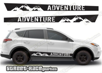 Toyota RAV4 062 - mountain adventure racing stripes