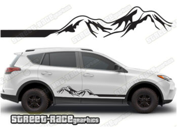 Toyota RAV4 063 - mountain adventure racing stripes