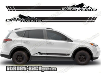 Toyota RAV4 064 - off road racing stripes