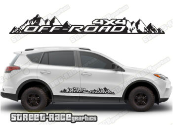 Toyota RAV4 067 - off road 4x4 decals