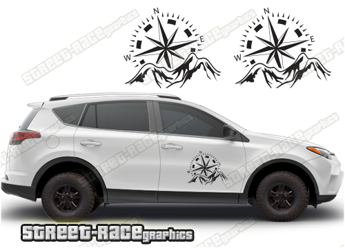 Toyota RAV4 070 - Mountain compasses