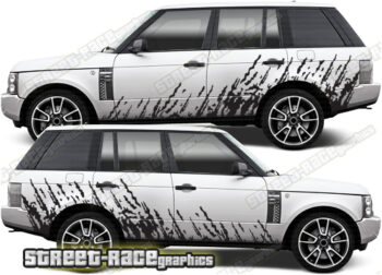 Range Rover 3-4 003 - mud splatter graphics
