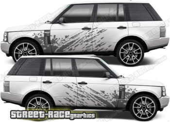 Range Rover 3-4 004 - mud splatter graphics