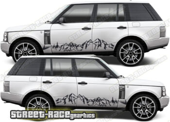 Range Rover 3-4 020 - Mountain graphics
