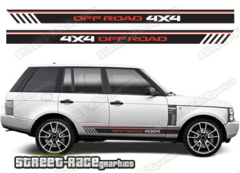 Range Rover 3-4 054 - racing stripes