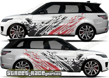 Range Rover 5 001 - mud splatter graphics