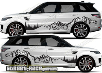 Range Rover 5 018 - Mountain adventure overland graphics