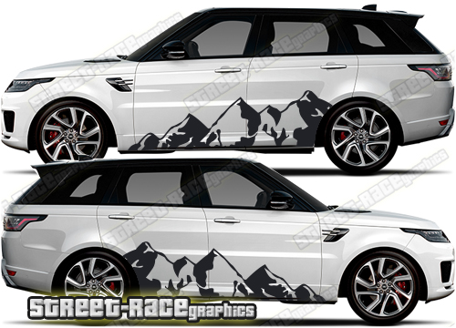 Range Rover 5 022 - Mountain graphics